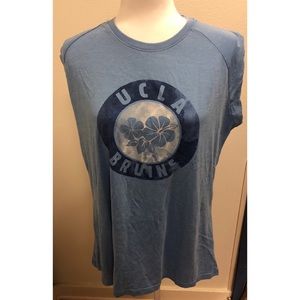 UCLA bruins hibiscus muscle tee